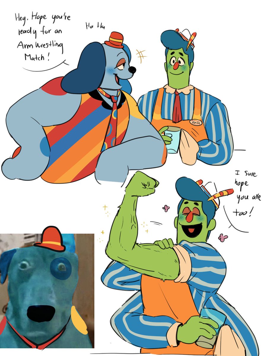 they do armwrestling for fun」ChillTea🍀☕の漫画