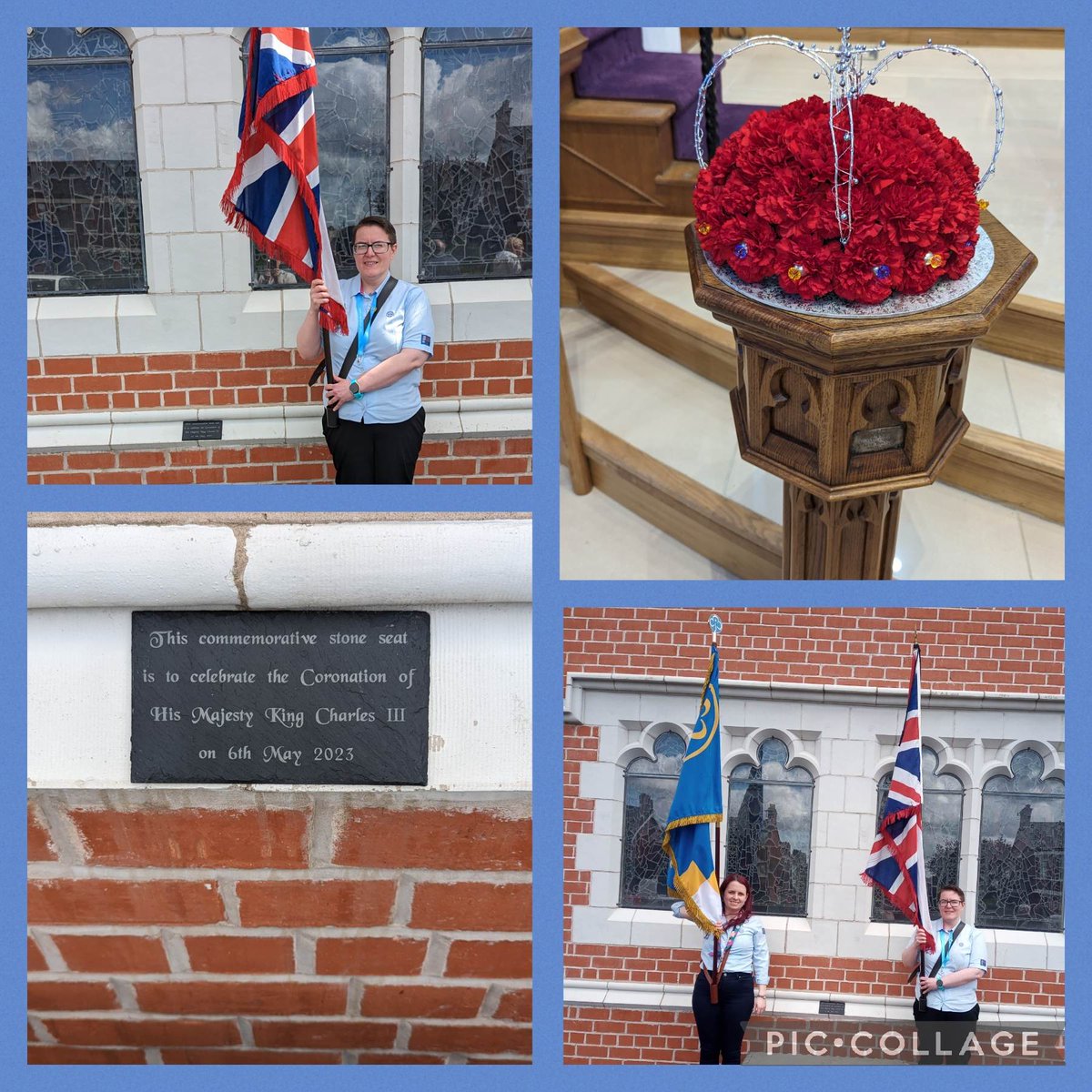 93rdTrefoil's tweet photo. Joining with the girls in our Rainbow, Brownie and Guide units, as well as the Beavers and BB and members of the local church to celebrate the #Coronation    @TrefoilGuild https://t.co/vQytgw60Do
