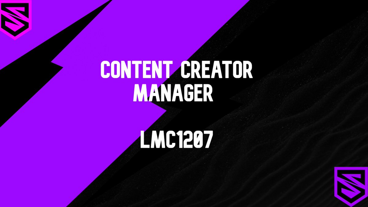 ShadowLegionESC's tweet photo. BIG NEWS EVERYONE

@LMC1207 IS THE NEW CONTENT CREATOR MANAGER 🎉🎉🎉

GONNA SEE MORE CONTENT AND BIGGER THINGS COMING SOON!!! https://t.co/twEumXtWFE