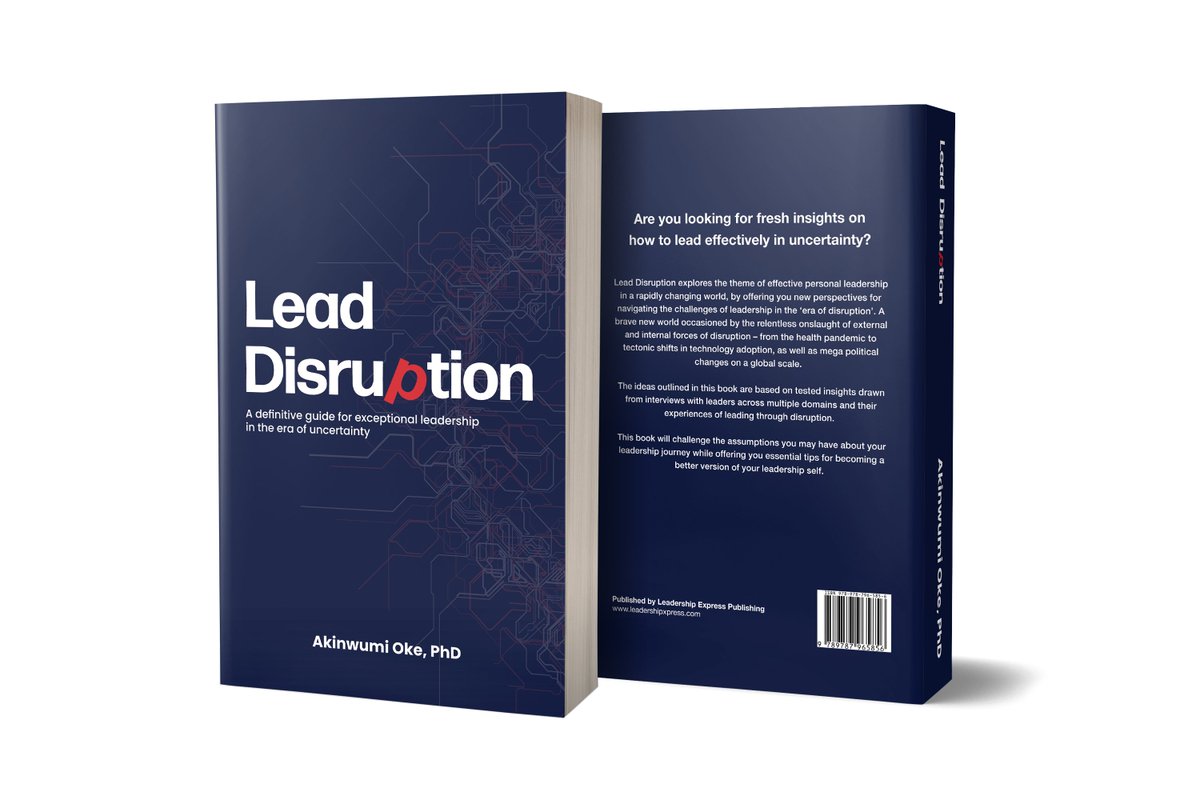 cyberdappy's tweet photo. New Book Release...!

I’m delighted to announce the release of my new book, “Lead Disruption: A definitive guide for exceptional leadership in the Era of Disruption”.

You can pre-order at - https://t.co/nAAqUYSWWN https://t.co/jvOyCyT9Ty