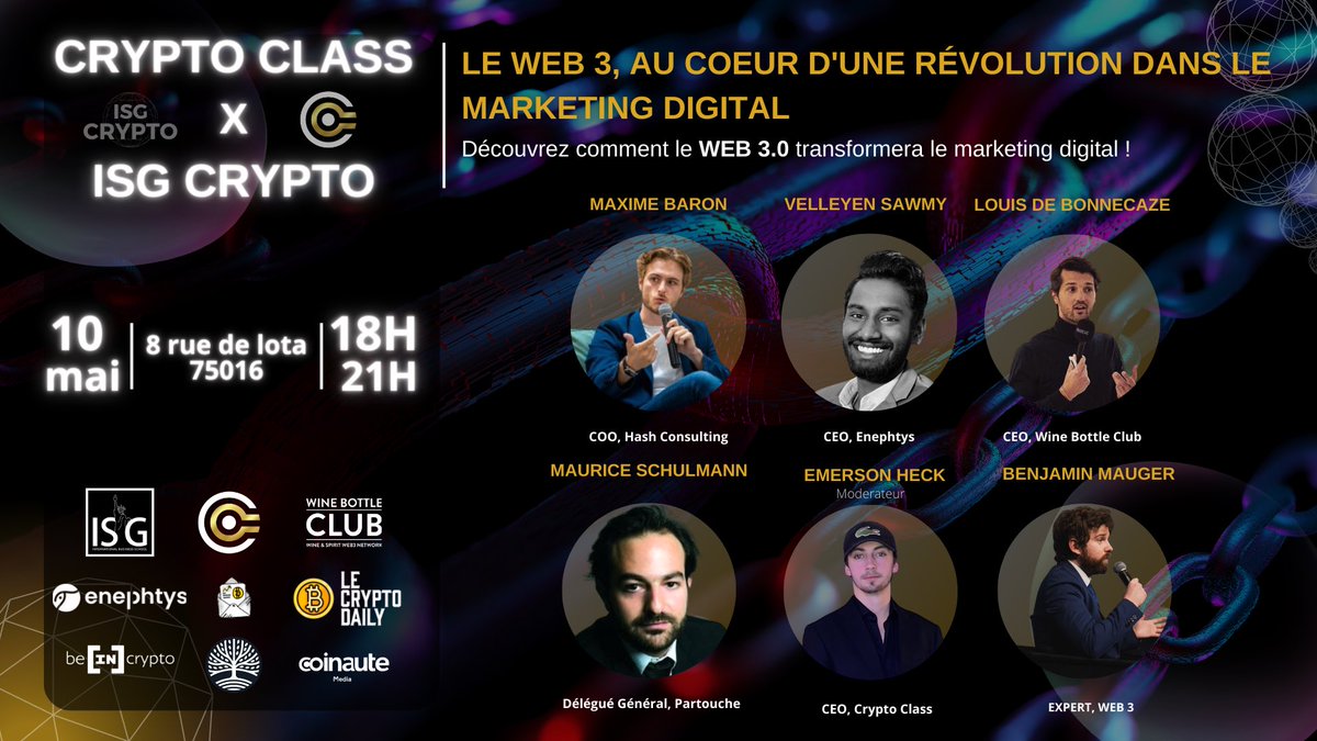 CryptoClassOff's tweet photo. @LeCryptoDaily @IsgCrypto Hâte de vous y retrouver nombreux 🚀 https://t.co/itJ7MAEpy1