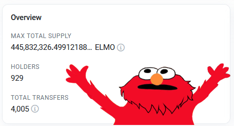 Elmo ERC on Twitter: "$ELMO started less than a week ago with 500M. Do