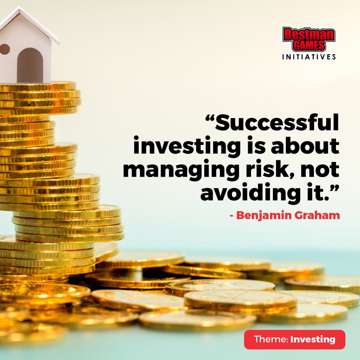 BGIfinanceclub's tweet photo. Success isn't about avoiding risks, it's about managing them. 

Every decision comes with some level of uncertainty, but it's how you navigate those risks that sets you apart. 

Remember, the biggest risk you can take is not taking any risk at all.

#bestmangames #Monday https://t.co/D1XE6xYe1W