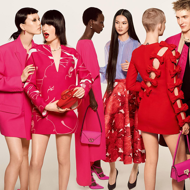 designscene's tweet image. Photographer #StevenMeisel captured #Valentino's FW23 campaign: designscene.net/2023/05/valent…