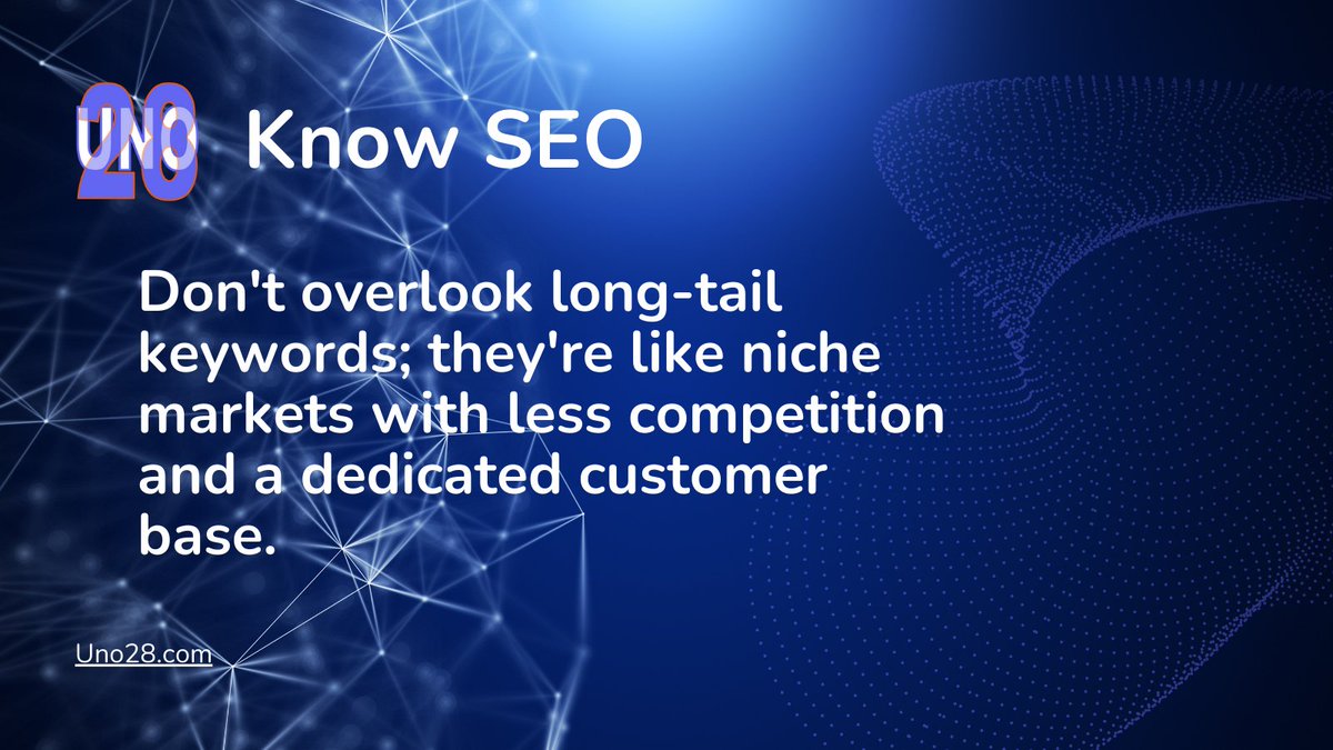gcman105's tweet photo. Don't overlook long-tail keywords; they're like niche markets with less competition and a dedicated customer base. https://t.co/dbwyGTCejc https://t.co/QmaywYEm8A