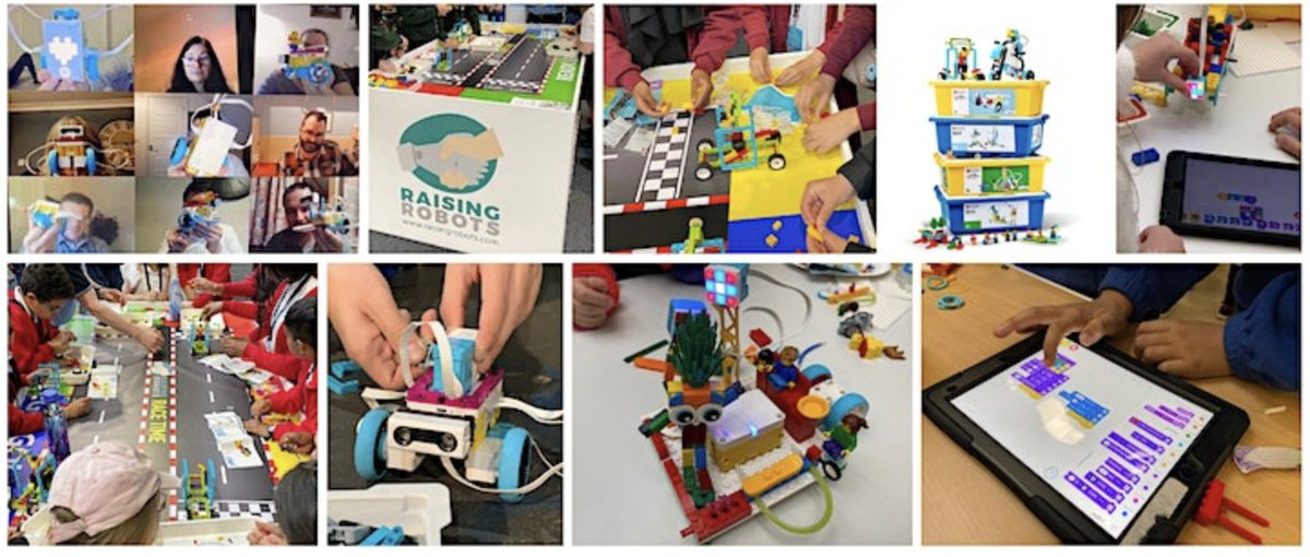 #UKeducators: Join our FREE online demo Wed 10th May 4pm to discover the impact hands-on learning with @LEGO_Education #SPIKE and #BricQ Motion resources have in secondary schools! 🙌#STEM #STEAM #python #coding #computerscience #science
😀Sign up today: raisingrobots.com/training/