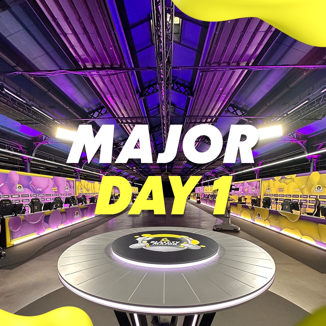 BLASTtv's tweet photo. THE MAJOR STARTS TODAY 🔥 https://t.co/T7O40Zjaiq