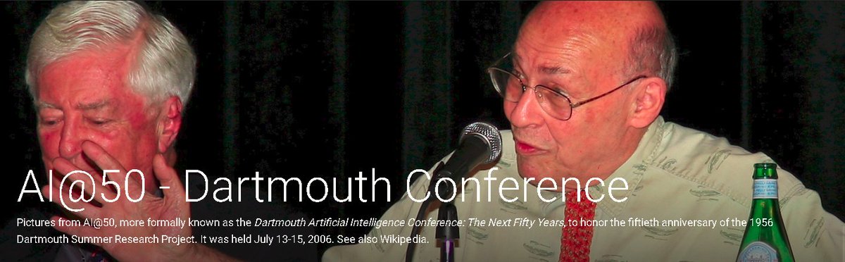 AlexTensor's tweet image. Held on July 2006, AI@50 was a look at the next 50 years in #AI.
---
Dartmouth Artificial Intelligence Conference: The Next Fifty Years
@rodneyabrooks @erichorvitz @geoffreyhinton - How are your AI predictions holding up?
AI History: worldscientific.com/doi/pdf/10.114…
AI@50 article:…