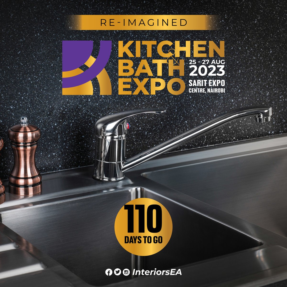 interiorsEA's tweet photo. Don't miss out on the East Africa Kitchen and Bath Expo 2023! Join us in Nairobi from August 25-27 to discover the latest kitchen and bathroom products and trends, network with industry peers, and source new solutions for your projects. #interiorsEA #KitchenExpo #BathExpo https://t.co/cEScGSNnNp
