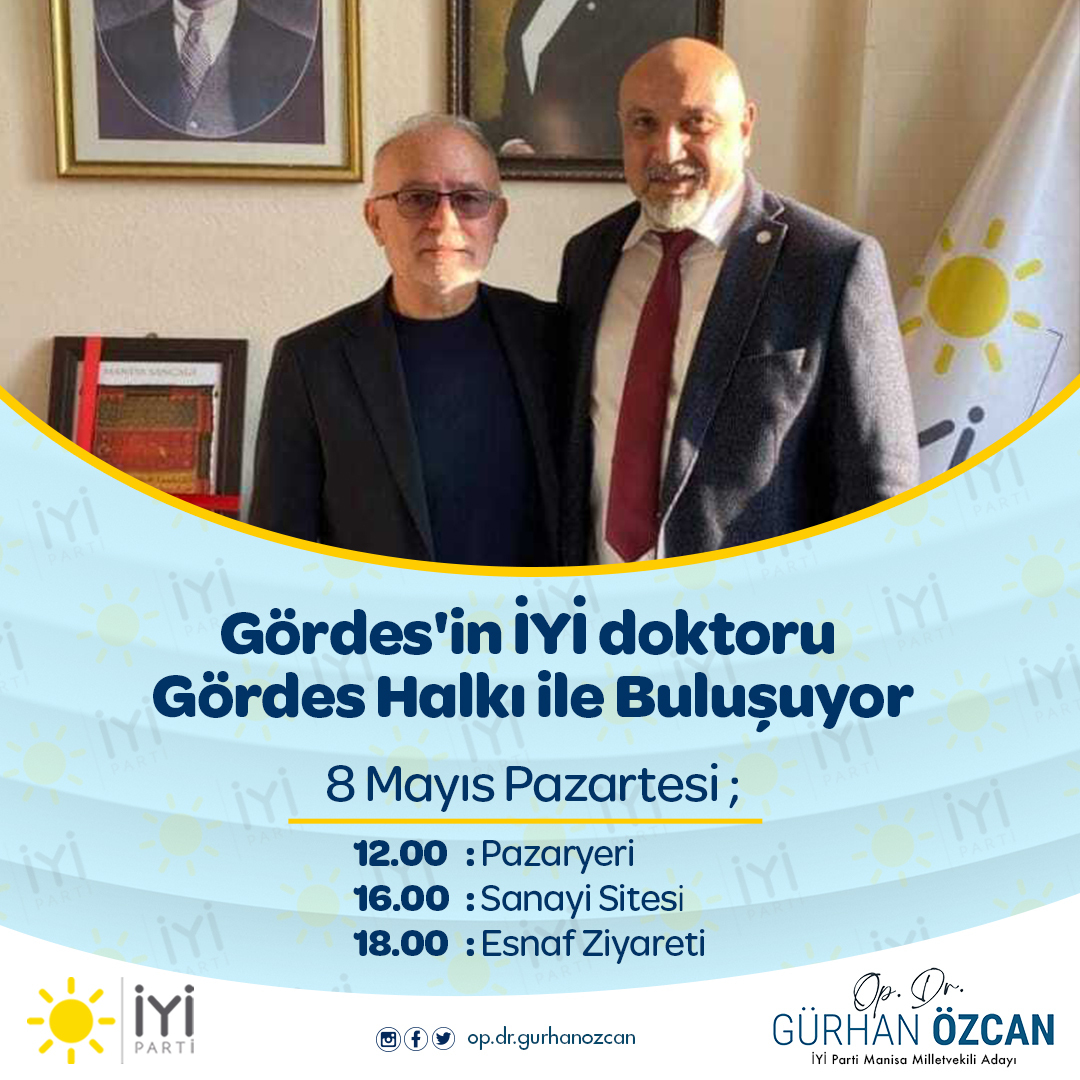 Bugün Gördes'teyiz...
Gördesli hemşehrilerimiz ile biraraya geliyoruz...
