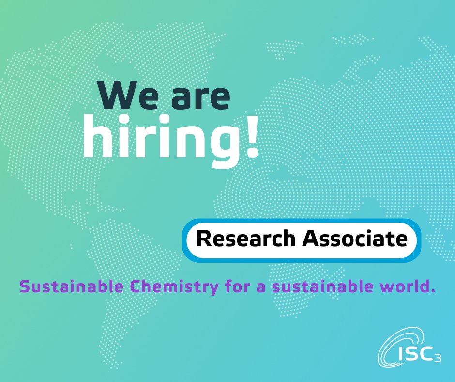 We’re hiring! 
Are you into #sustainablechemistry and want to work with <a href="/KKuemmererlab/">KKümmererlab</a> at the ISC3 Research &amp; Education Hub at <a href="/leuphana/">Leuphana</a>?

Apply here: leuphana.de/universitaet/j…

Despite the ad being in German, all applications via the lauphana website are highly welcome!