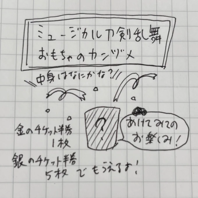 推し確定ボックス最高…ランダムは悪…それはそれとして私はこれもやってほしい。