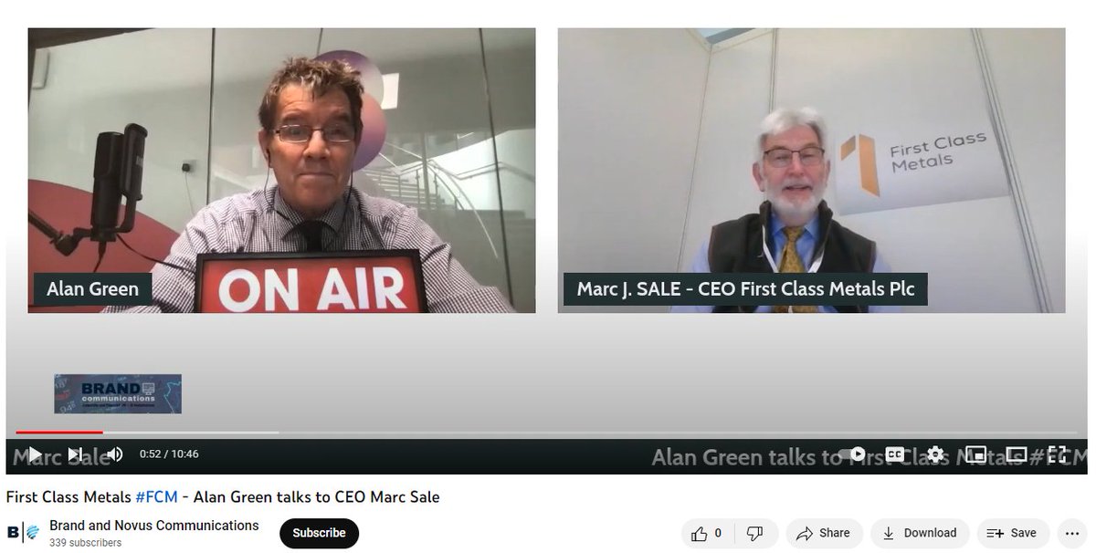 𝗠𝗮𝗿𝗰 𝗦𝗮𝗹𝗲 𝗖𝗘𝗢 𝗜𝗻𝘁𝗲𝗿𝘃𝗶𝗲𝘄 𝘄𝗶𝘁𝗵 𝗕𝗿𝗮𝗻𝗱𝗨𝗞-𝗔𝗹𝗮𝗻 𝗚𝗿𝗲𝗲𝗻

Marc talks to <a href="/Alan__Green/">Alan Green</a> giving an overview of progress &amp; 2023 priorities:

-Esa #gold results
-North Hemlo progress/plans
-Zigzag
-Property wide 2023 focus

#FCM

youtu.be/gpsOmsAAUjs