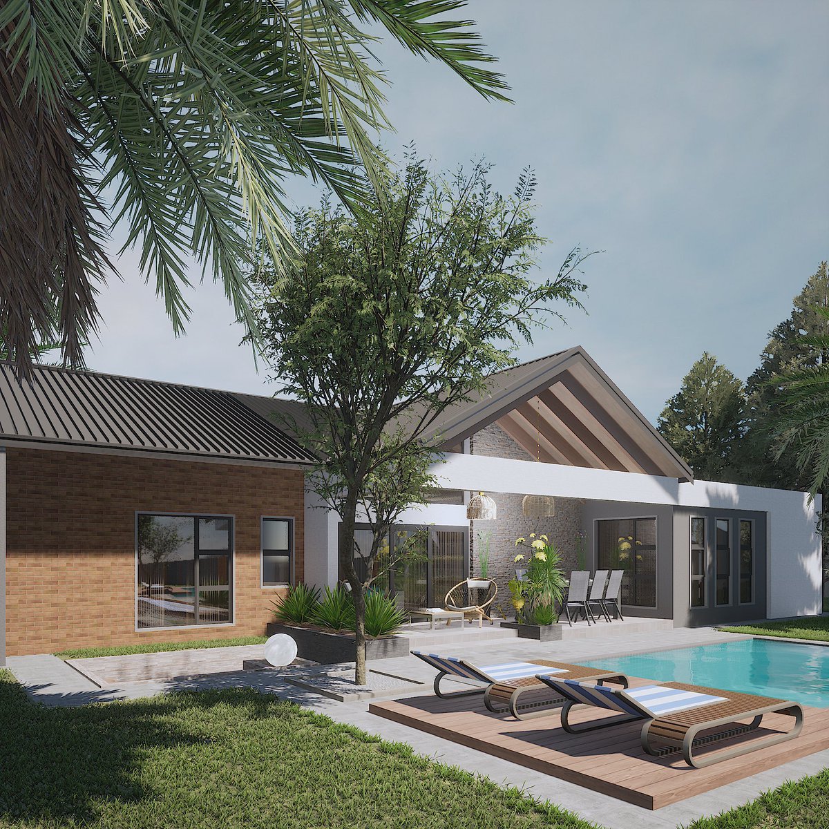 BennyTinashe's tweet photo. I’m happy to share snippets of our design intentions for a renovation project in Bluffhill, the intentions being to add a few more spaces and improve outlook. https://t.co/LO4uC8VRg2