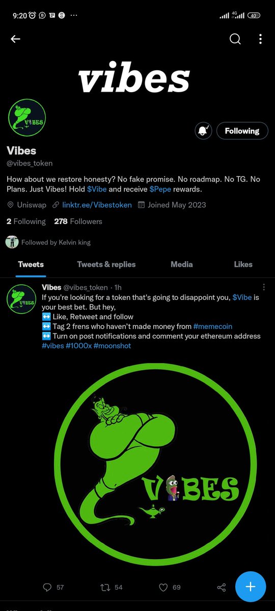 Kay9ja1's tweet photo. @Kelvin_Graph @vibes_token @SDX_Trades @Kelvintalent_ @KDBillionaire1 @Sacred_P1 @illiquidmrkts  check this out. https://t.co/UvBJz01xgZ