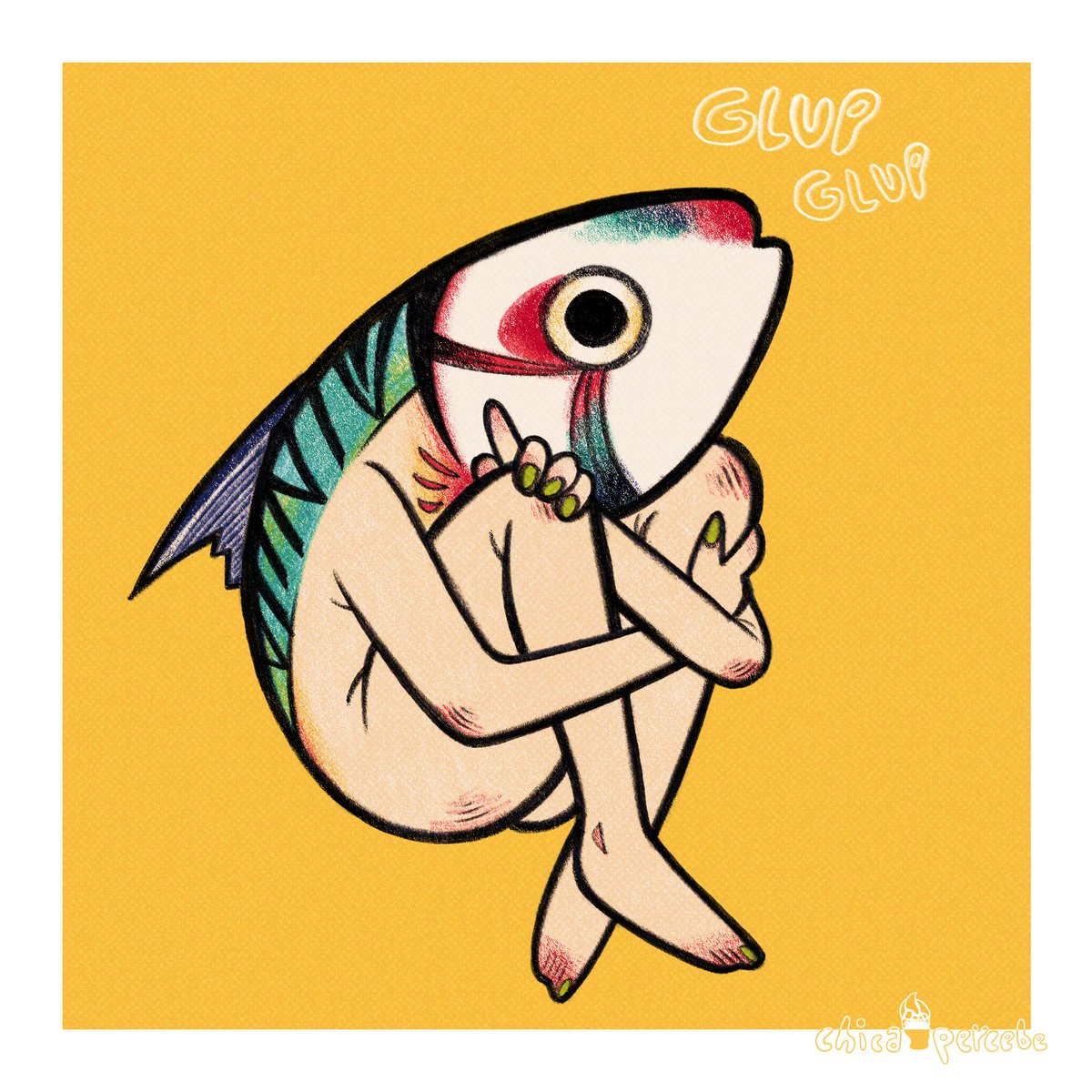 chikapercebe's tweet photo. happy #mermay season - I mean, GLUP GLUP! https://t.co/Mh4pMeWBW5