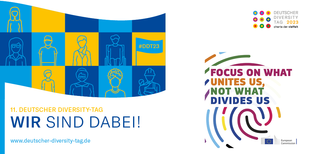 Am 23. Mai findet der 11. Deutsche Diversity-Tag statt. 🥳 
Die Vorbereitungen im @DLR_de laufen dafür bereits auf Hochtouren! 🏳️‍🌈
#DDT23 #FlaggeFürVielfalt #HelmholtzDiversity