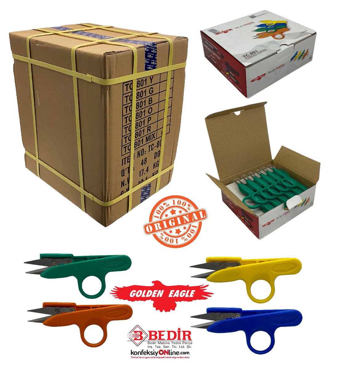 Golden Eagle
İplik Temizleme Makası / TC800 - TC801

STOKLARIMIZA GİRMİŞTİR.