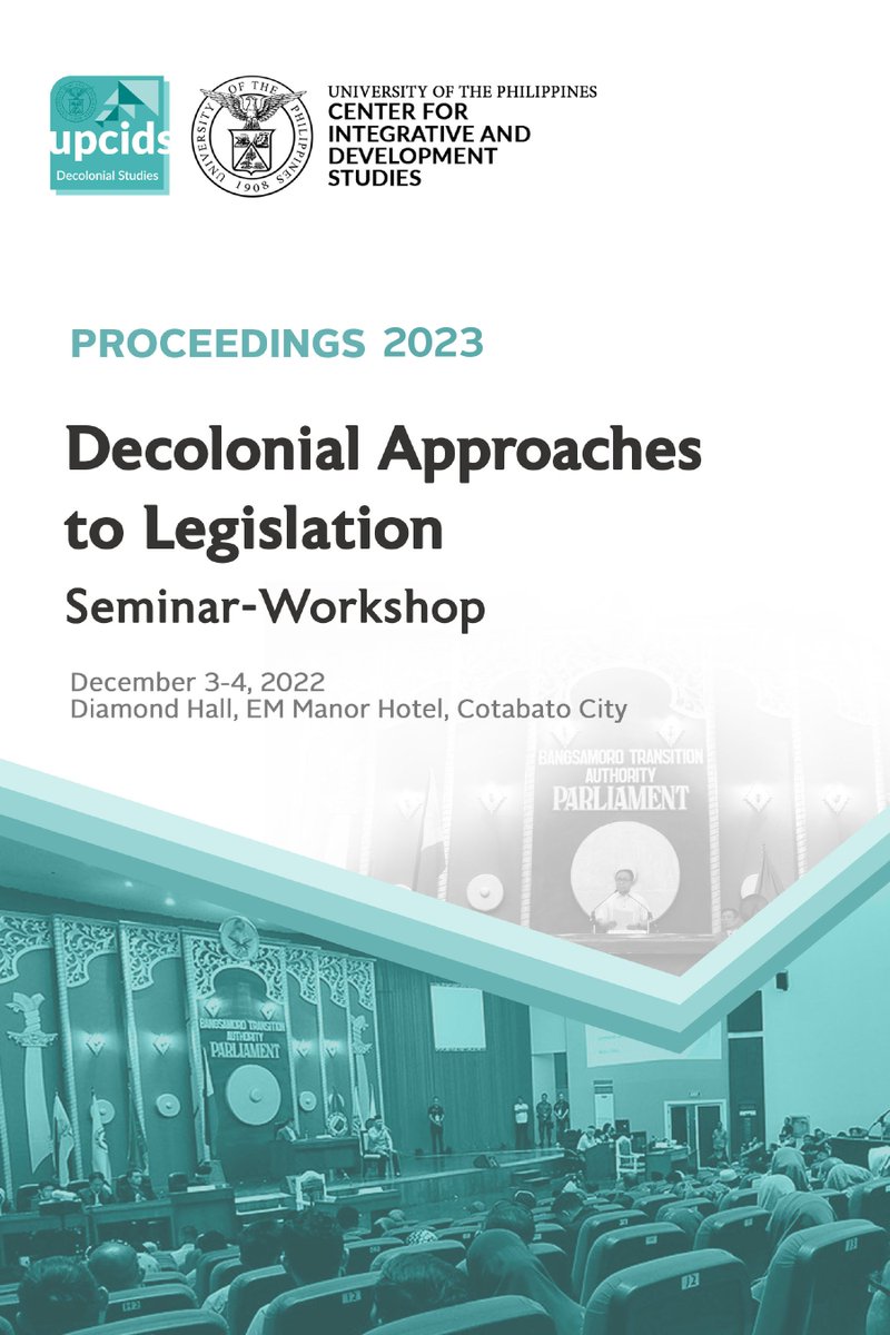 How can we make laws responsive to society? Explore the theoretical and practical issues in the context of the Bangsamoro Autonomous Region in Muslim Mindanao. Download FREE: cids.up.edu.ph/proceeding/dec…
