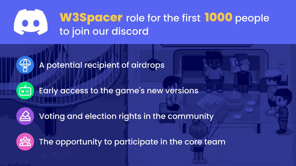 b3ingai's tweet photo. In order to welcome everyone's enthusiasm and to repay our early supporters, we will giveaway W3Spacer role to the first 1000 people to join our discord.
Enter LINK⬇️
⛓️:https://t.co/QBQ3oWsKr1 https://t.co/Ga1NAtFQbQ