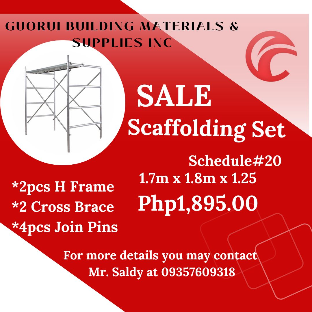 GUORUI BUILDING MATERIALS and SUPPLIES INC., we value our Clients by providing #QUALITY, ON-TIME DELIVERY & #AFFORDABLE Materials Fastest Delivery Services #BigDiscount for #BulkOrders Our team surely can handle everything you need for your projects in and outside #MetroManila!