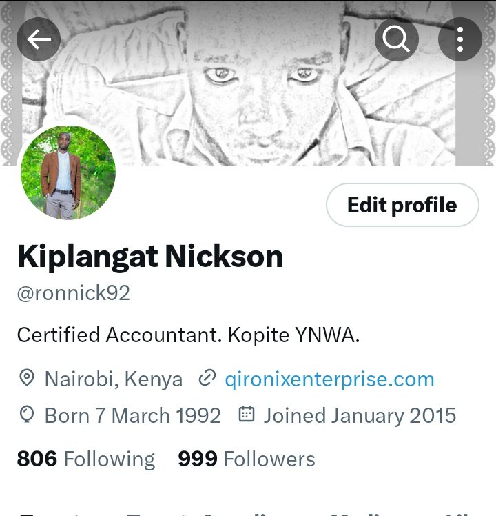 ronnick92's tweet photo. @ommwambaKE Only one please to reach 1k followers. Do me a favour @ronnick92 https://t.co/EByosjQAu6
