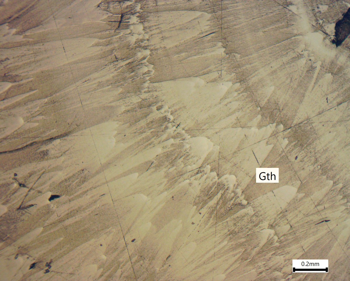 oregradepetro's tweet photo. Botryoidal goethite (Gth) from Negaunee, Marquette County, Michigan, USA.

#geology #geoscience #michigan #reflectedlightmicroscopy #microscopy #microscopephotography #petrology #petrography #geologyrocks https://t.co/3E3f8qmYoL