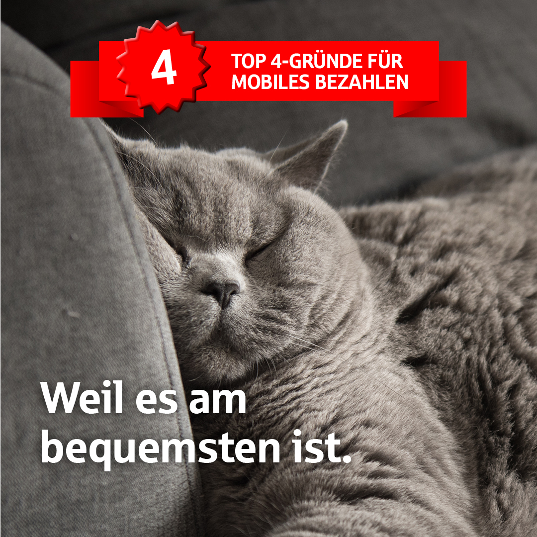 Es gibt viele Gründe, mobil zu bezahlen. Hier die Top 4. Welche sind es bei Ihnen? 💯 😄 Für alle, die es noch nie probiert haben – so geht’s: fcld.ly/y2c8zi2 
#mobilesbezahlen #mobilbezahlen #gutegründe #smartphone #nassauischesparkasse