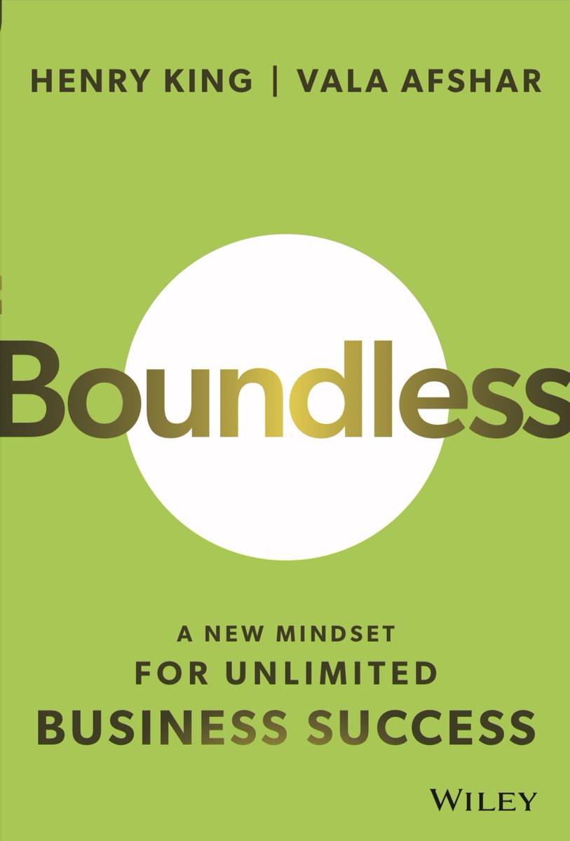 ValaAfshar's tweet image. BOUNDLESS is an Amazon #1 New Release in Business Management.
I hope you consider reading our new book and providing us feedback.
amzn.to/3HOWLY9