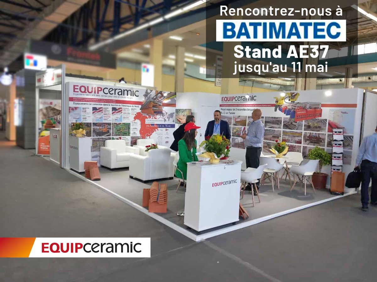 Equipceramic_SA's tweet photo. Rencontrez-nous à @batimatec, stand AE37 jusqu'au 11 mai.
Meet us at Batimatec, stand AE37 until the 11th May.
Les esperamos en nuestro stand de Batimatec AE37 hasta el 11 de mayo.
#engineering #bricks #innovation #industrial #robotics #spareparts #batimatec #equipceramic https://t.co/cPuxofVZXB