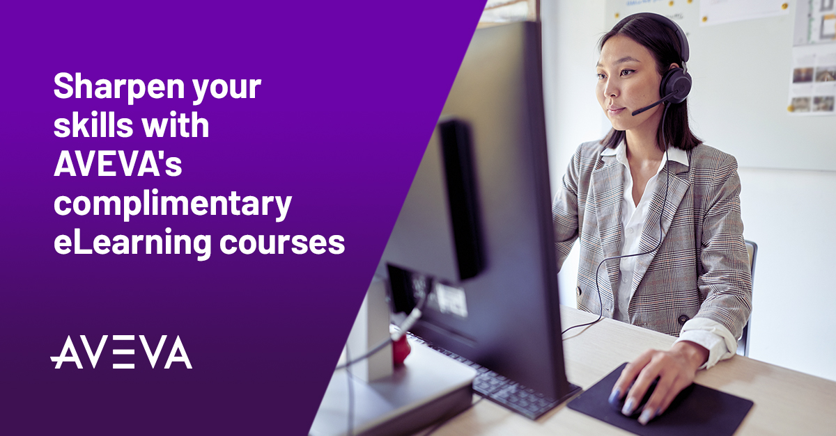jayantabanerjee's tweet photo. Are you getting the most out of your AVEVA portfolio? With over 400 complimentary #eLearning courses to choose from, AVEVA’s training library covers both #industrial #engineering and #operations to help you leverage the power of our #software
https://t.co/bW3fYh3SDT https://t.co/VS6lZ9tD9l