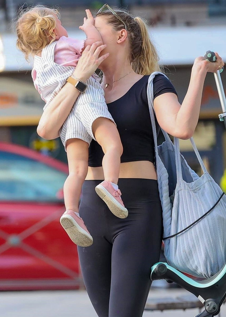 amber heard and her daughter in a park in madrid (may 07, 2023).