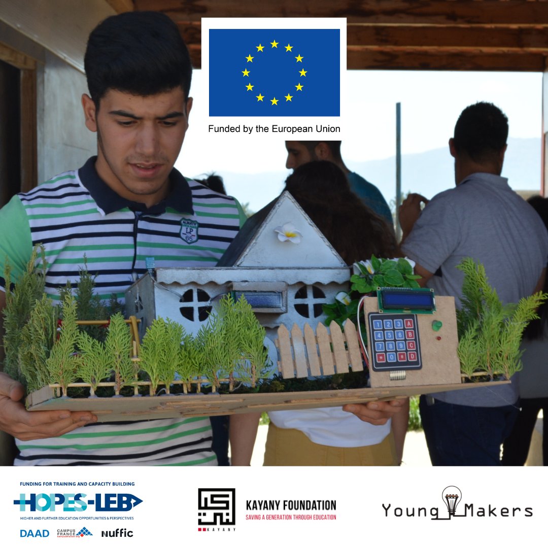 Building a brighter future: Our students are using their STEAM skills to make a difference in the lives of Syrian and Lebanese youth, by creating pathways to higher education. #EUinLebanon #EUMadadFund @HOPESMadad