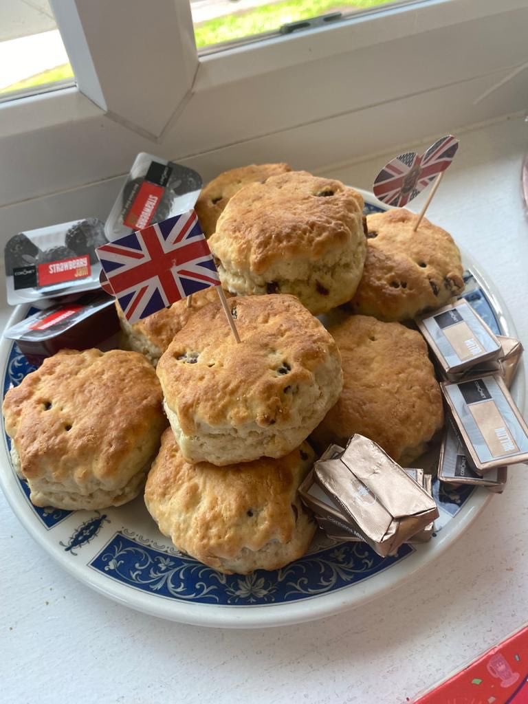 RehabRugby's tweet image. Staff and patients celebrated the King Charles Coronation together with lots of cake and drinks #weknowhowtoparty #mulberries