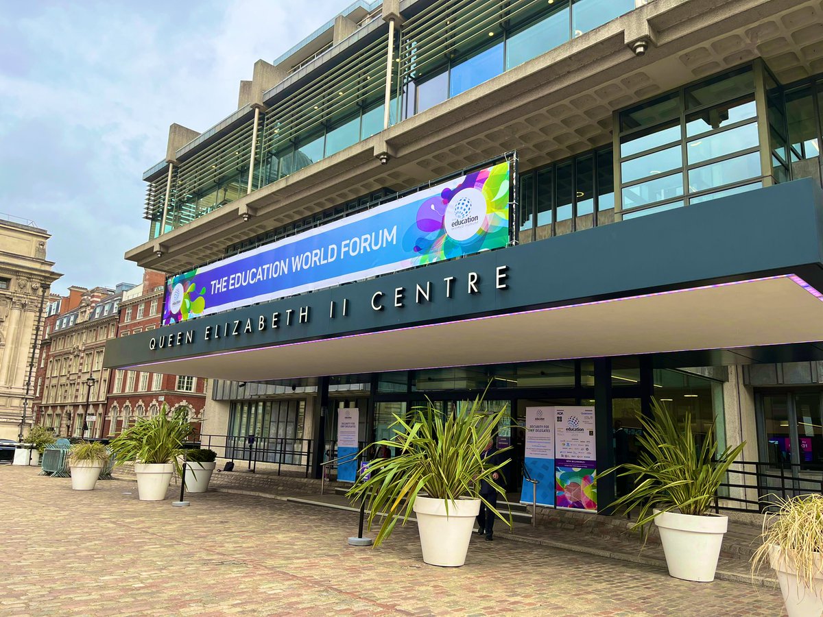 #EWF2023 is open!

The Education World Forum takes place in London every year and is the largest gathering of Education Ministers in the world. 🇬🇧 will meet global partners to discuss cooperation on education, to unlock the #RightsFreedomPotential of all women and girls 👧🏾