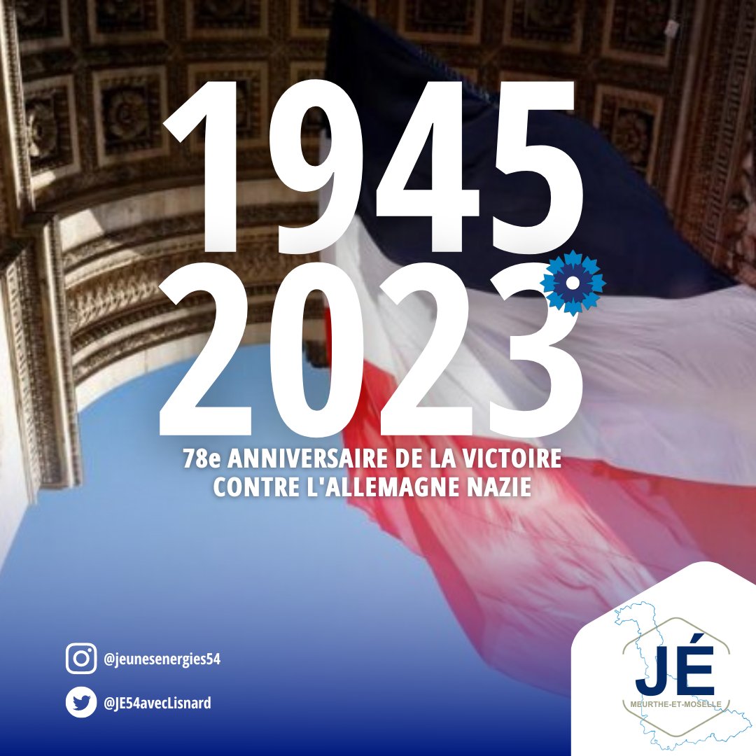 En ce 78e anniversaire de la victoire contre la barbarie nazie, commémorons nos héros qui se battent pour notre liberté ! 🇫🇷