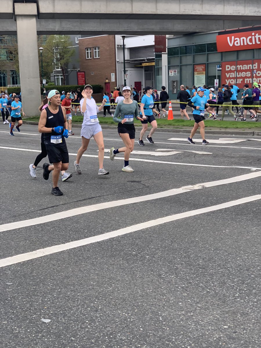 The_Donald's tweet photo. @NikitaGillMD Congratulations, Nikita. We were there from Parry Sound, cheering on our daughter, niece, and friends who completed the 1/2 marathon. Perfect weather for an amazing experience. https://t.co/10xDgfrapg