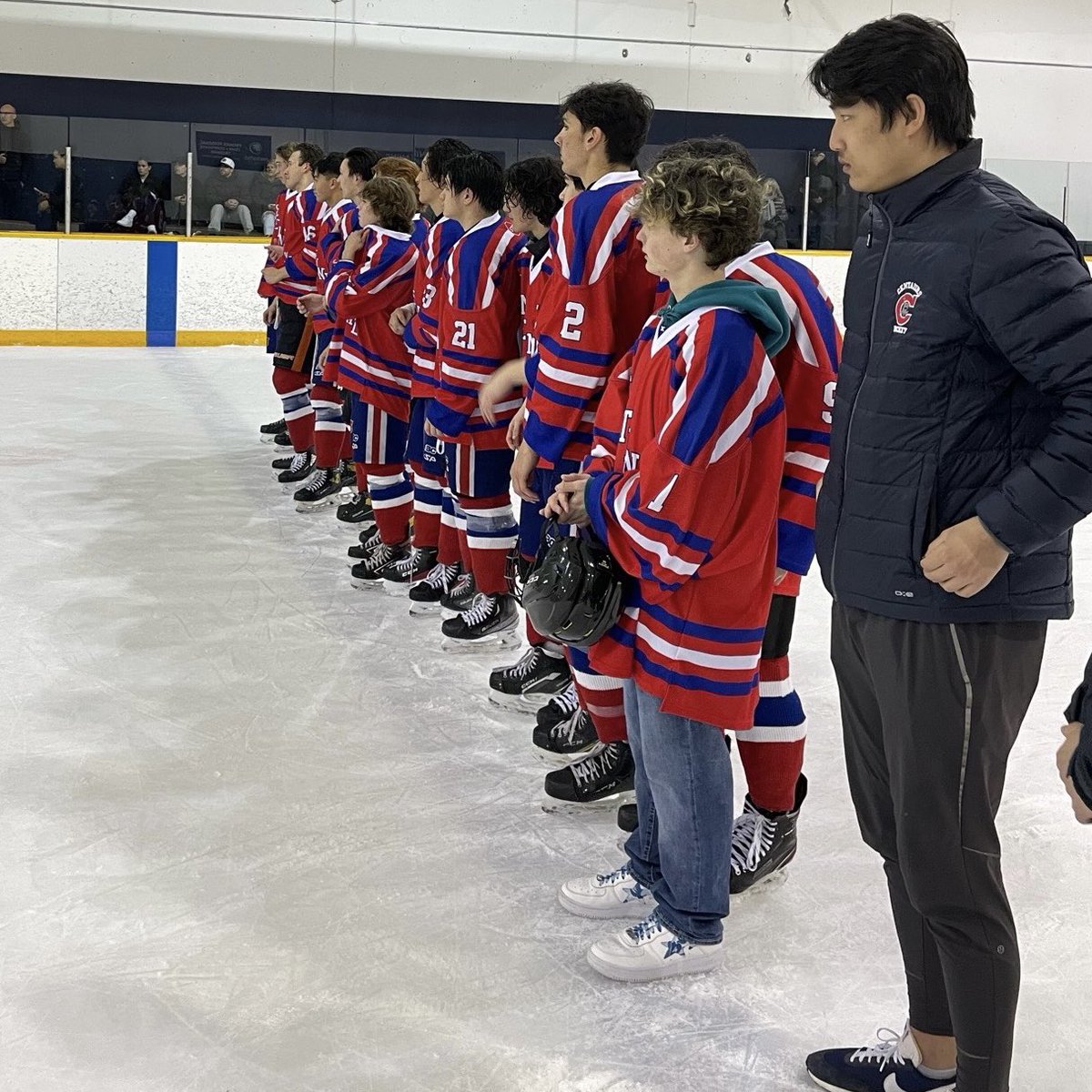 Centaurathletic's tweet photo. Congratulations to the @Centennial43 hockey team for winning the BC High School Hockey Championship!! @coquitlam @NHL @Canucks @HockeyCanada @CBCLarsen  @TriCityNews @sd43bc @BCHLExpress @DonTaylor5 @DhaliwalSports_ @GlobalBC @CTVVancouver @hockeynight @TSN_Sports @Sportsnet https://t.co/kg8EIvI422