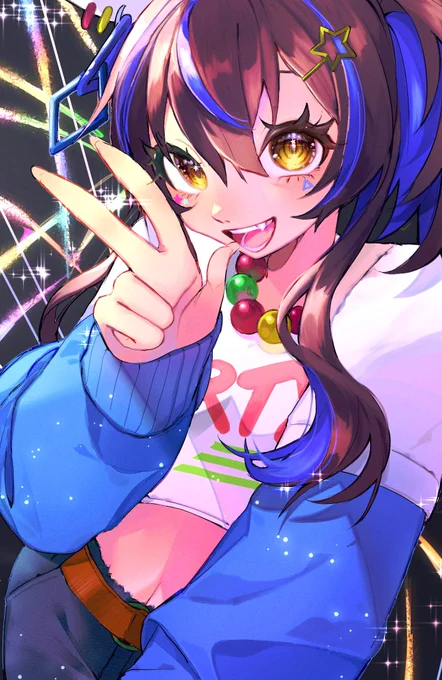 GWサイコーだったー3万円の娘と化したヘリオスたんウェーイ ギャルしか勝たん  #ウマ娘