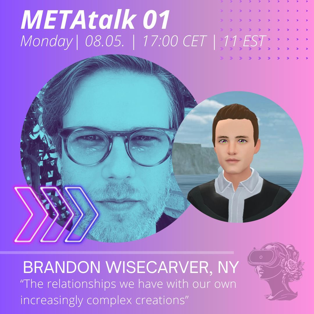 Digitalbohemi's tweet photo. Today in our Metaverseatage! Make yourself a reminder and join!
#metaverse #metatalk #spatial #digitalartists #metaverseartists
https://t.co/eZoGc8S0VN https://t.co/ObdcFlS3Jn