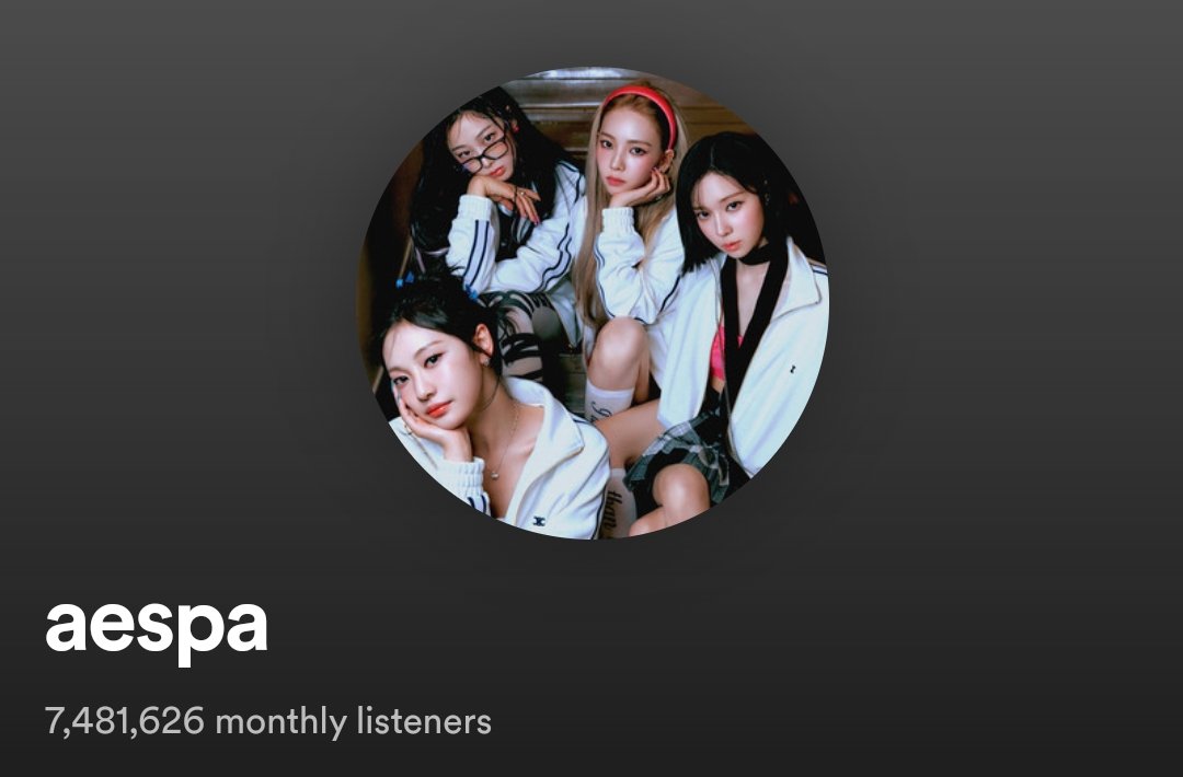 aespaintl's tweet image. 230508 aespa has now changed the profile page picture on Spotify!

open.spotify.com/artist/6YVMFz5…

#aespa #에스파 @aespa_official