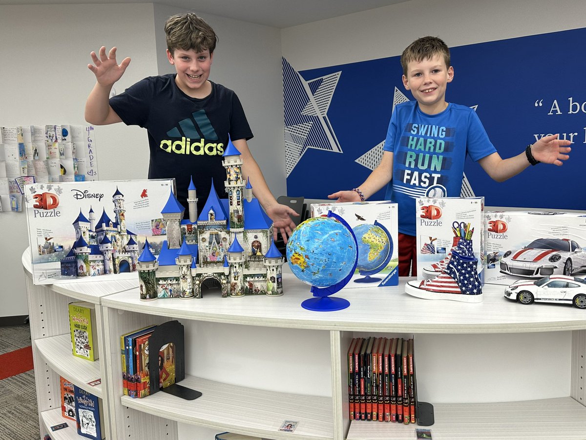 ErickaHamilton0's tweet photo. 3D puzzles have kept us entertained this year @PISDJohnsonElem
Disney castle was definitely a challenge, but the kids persevered until it was done!  
@PISD_Libraries 
#JohnsonAllStars 
#ProsperProud https://t.co/nHiNYAiKES