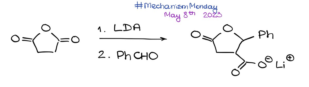 Good morning, you beautiful #ChemiTwitter folks! Here's a fun little warmup for you #MechanismMonday enthusiasts before @sasha_sundstrom gives you a real challenge to tease your #OrganicChemistry senses.