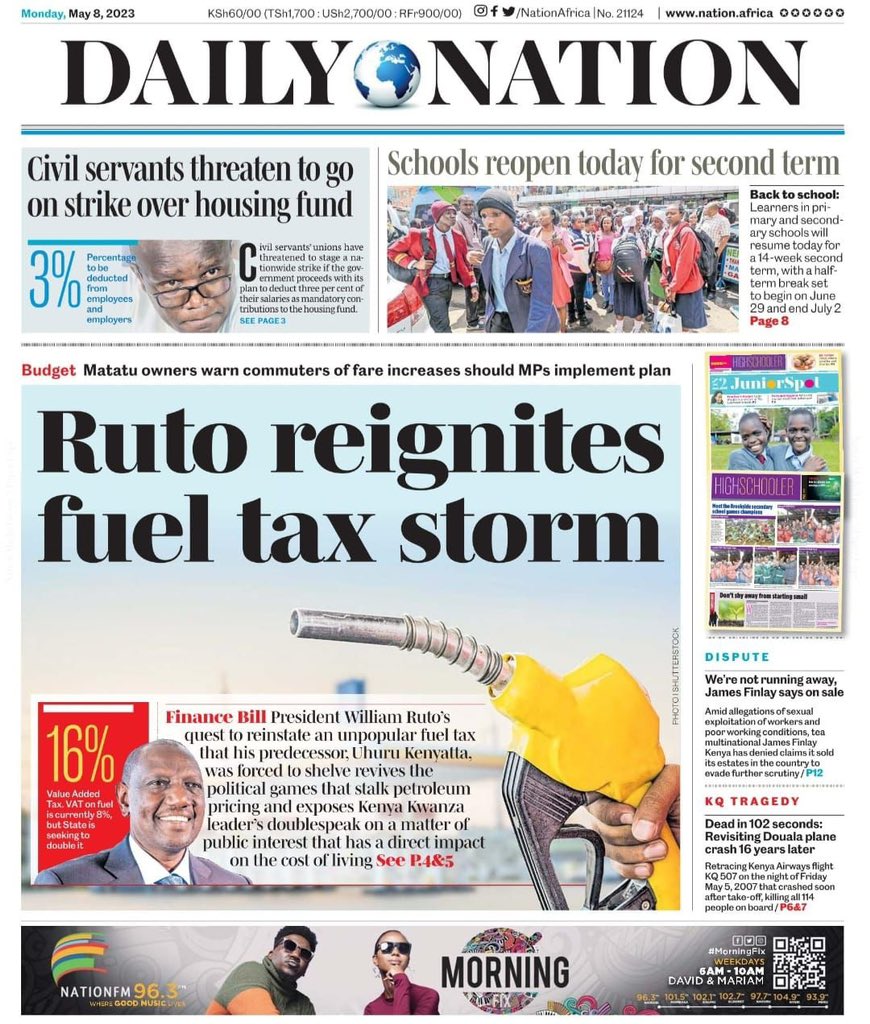 paulinenjoroge's tweet image. During the Presidential Debate, Ruto said that once elected he would remove VAT on fuel. But guess what, he now wants to increase the VAT from 8% to 16%. Does this man mean anything he says or lying is his native language?