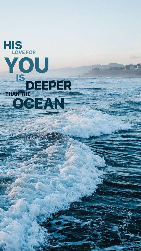 jesusforlifenet's tweet photo. His love for you is deeper than the ocean. https://t.co/Y2rItKHswv