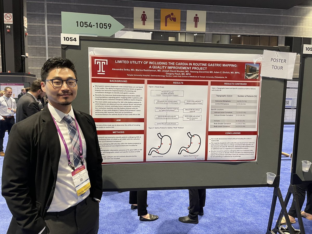 Congrats to some of our residents and fellows on their posters today at #DDW2023. So many more as well! @TempleIM