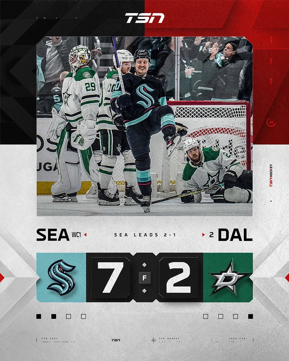 The Kraken take a 2-1 series lead after a dominant Game 3 performance.