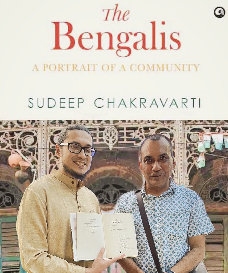 📚 Book: 'The Bengalis'
✍️ Author: @chakraview 
🎙 Show: @BookCafePodcast 

Book Review by: @OmarNizam 

Sudeep Chakravarti's 'The Bengalis: A Portrait Of A Community' is a riveting read about the eponymous Bengalis; an ethno-linguistic group some 250 million strong originating…