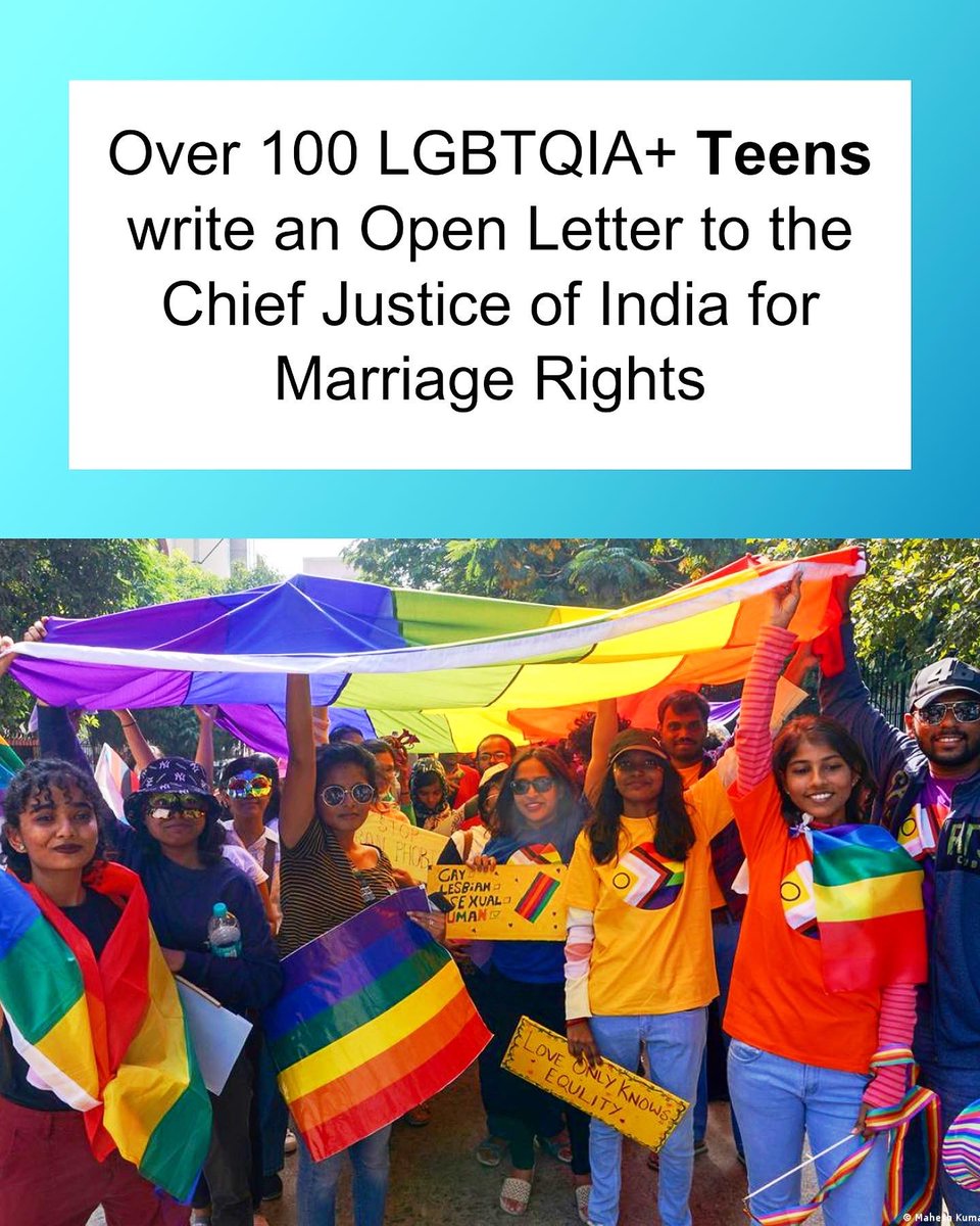 “We have dreams, great ones, of holding families of our own, loving freely. We hope to live in a forward and better India, and this can be possible only with your cooperation and efforts as much as ours. We remain In hope of acceptance of our plea”, the letter says. Added below.