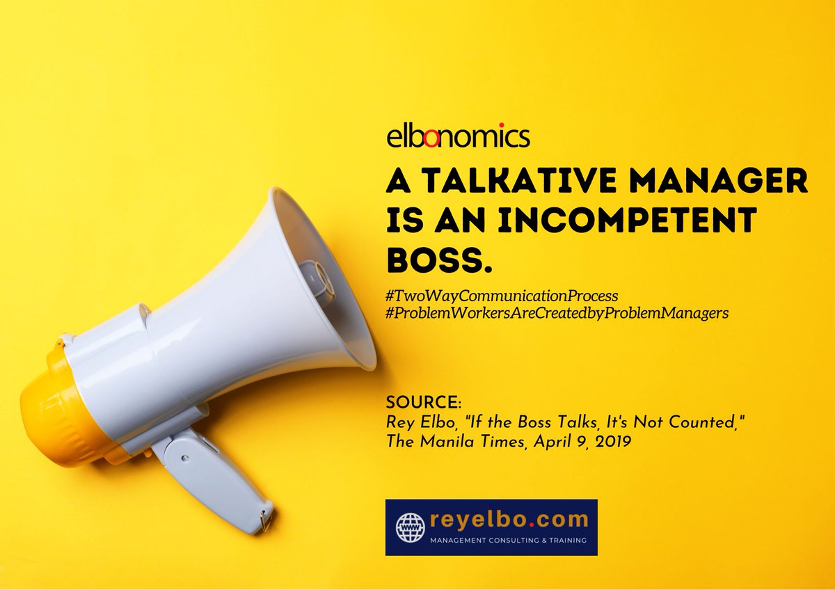 Rey_Elbo's tweet image. Marvelous Monday | May 8, 2023
#ELBONOMICS #twowaycommunicationprocess
#ProblemWorkersAreCreatedByProblemManagers